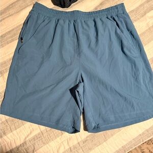 Light Blue Men's Athletic Shorts